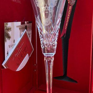 Waterford Twelve Days of Christmas Three French Hens Crystal Goblet